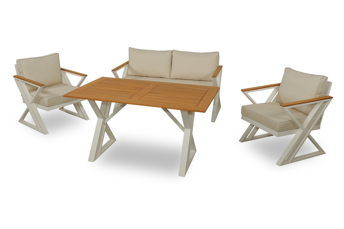 Cross Mini Oturma Grubu - Krem