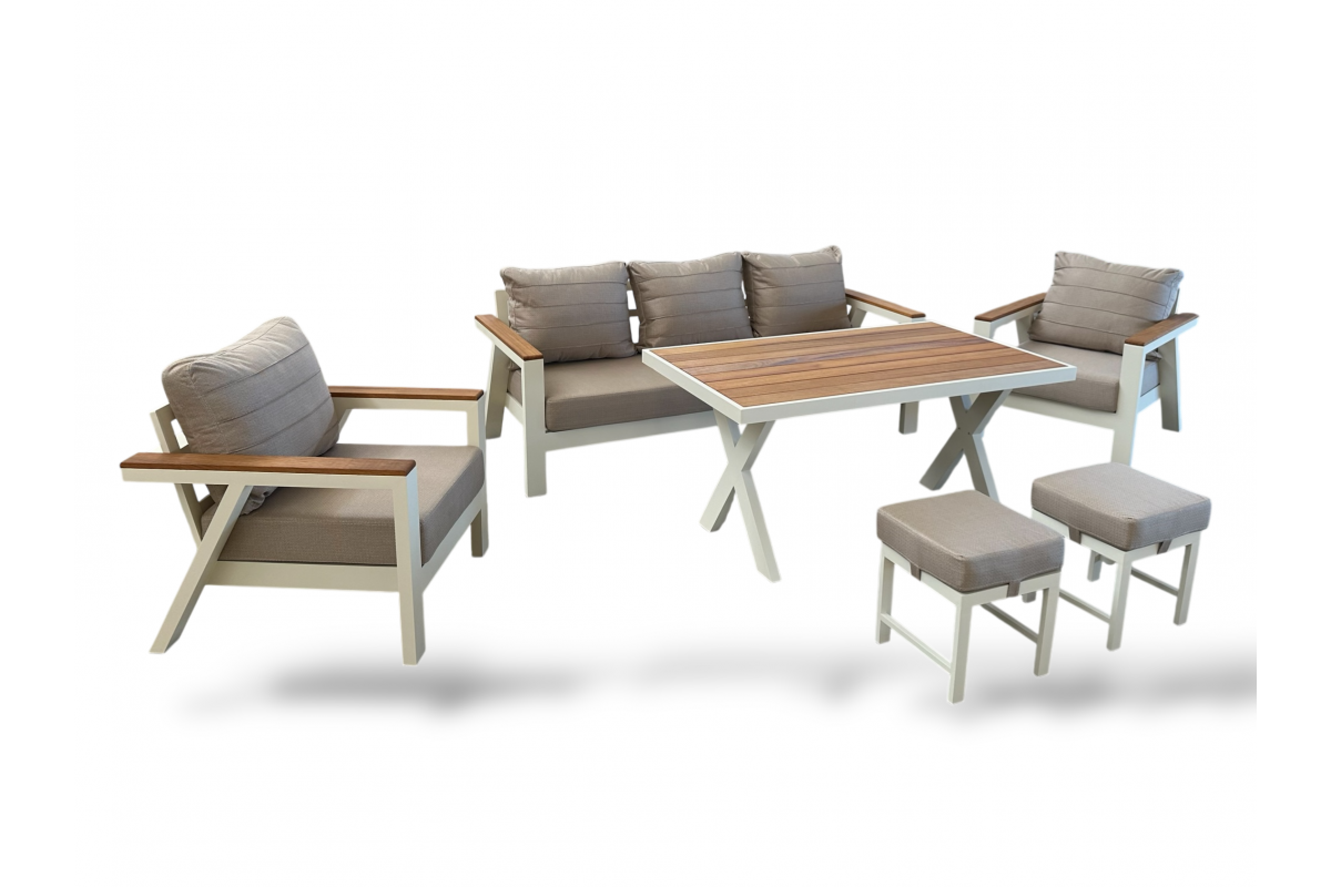 Arven Plus Oturma Grubu - Krem