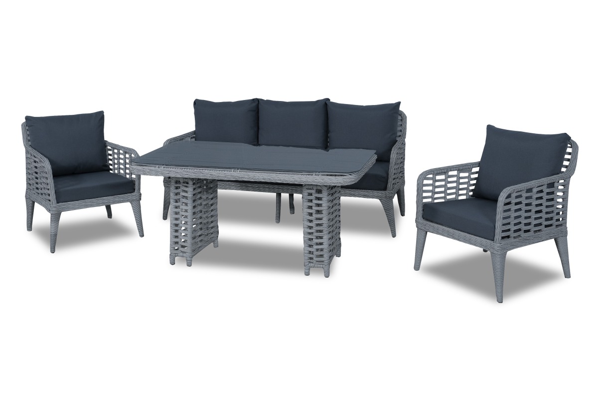 Castello Bahçe Takımı 3+1+1 - Antrasit